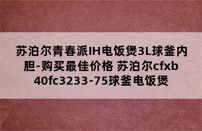 苏泊尔青春派IH电饭煲3L球釜内胆-购买最佳价格 苏泊尔cfxb40fc3233-75球釜电饭煲